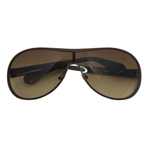 Marc By Marc Jacobs Taupe Brown Tan Aviator Y2k Sunglasses - Size One Size - Picture 1 of 7